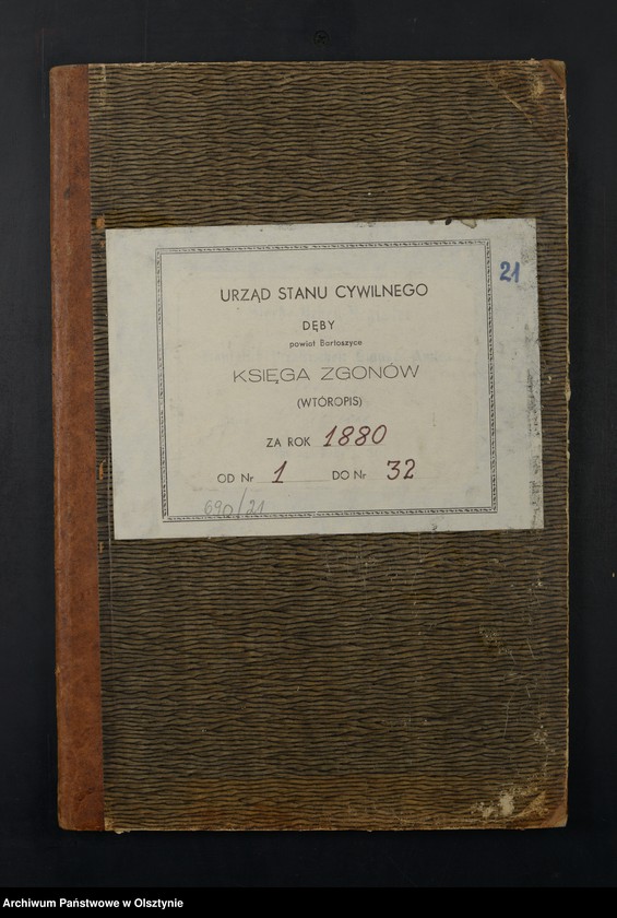image.from.unit.number "Sterbe-Neben-Register Nr 1 - 32"