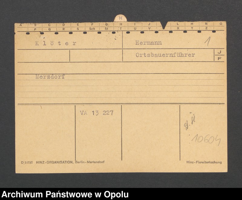 Obraz 3 z jednostki "[Klöter Hermann, Merzdorf]"