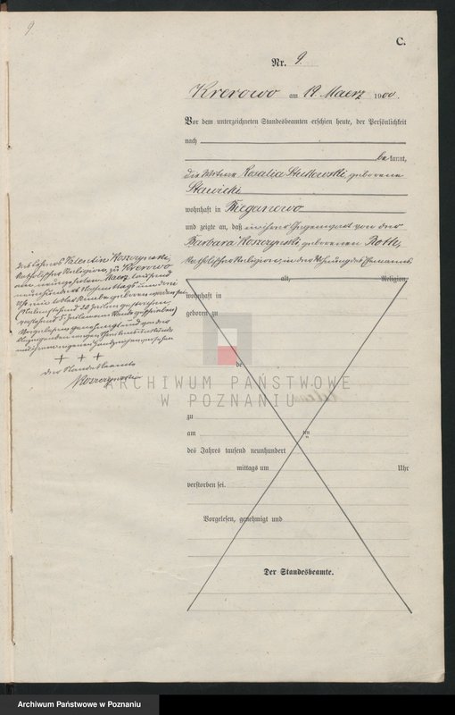 Obraz 12 z jednostki "Sterbe-Haupt-Register"