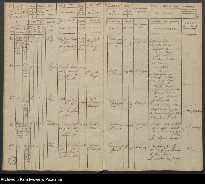 Obraz 11 z jednostki "[Akta urodzeń i chrztów, zapowiedzi i ślubów, zgonów i pogrzebów]"