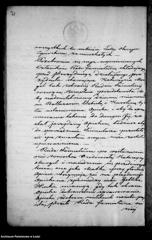 Obraz 6 z jednostki "Akta tyczące się ustanowienia opieki nad nieletnimi Baltazarem, Elżbietą i Karoliną Morgel po zmarłym Filipie Morgel"