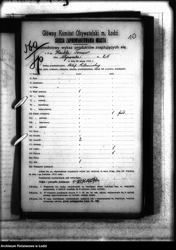 Obraz 13 z jednostki "Jednodniowy spis żywności"