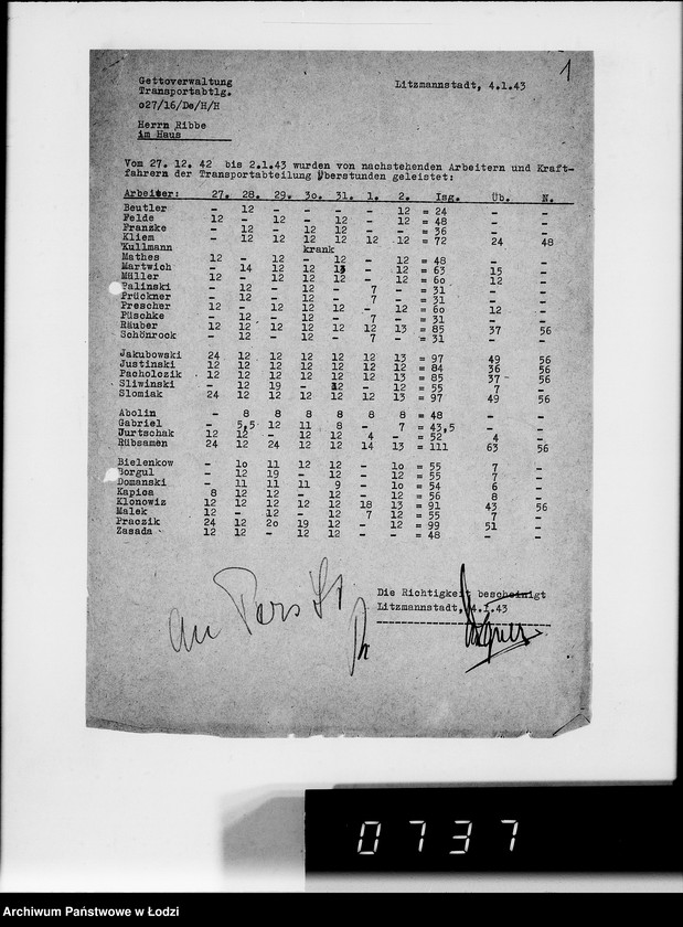 Obraz 5 z jednostki "Überstunden"