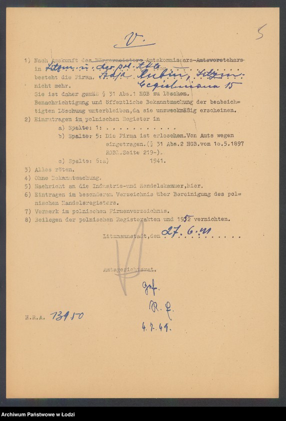 Obraz 7 z jednostki "Szaja Rubin- sprzedaż manufaktury półwełnianej"