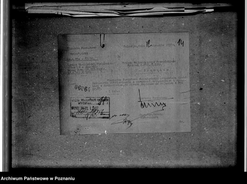 Obraz 19 z jednostki "Zatwierdzenie zakładu przemysłowego tartaku/ Zarząd Dóbr Ign. Mielżyńskiego w Chobienicach powiat wolsztyński"