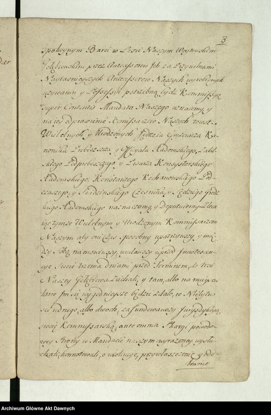image.from.unit.number ""Acta decretorum Sae Rae Mtis Judicii Referendarialis Regni regnante - - Augusto III rege Poloniae - - Ad Relationem - - Antonii Sebastiani Dembowski, Antonii Łodzia Poniński, Josephi in Załuskie Załuski praepositi Varsaviensis etc. referendariorum. In annis 1735, 36, 38, 39, 40, 43, 44, 45, 46, 47, 48 et 49 emanatorum. Post fata generosi Michaelis Nagrodzki iudicii eiusdem notarii cura et impensis generosi Ioannis Nepomuceni Słomiński Metrices Regni praefecti completa et compactata Varsaviae"."