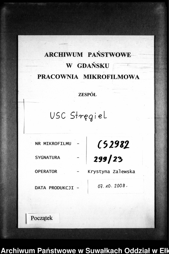 image.from.unit.number "Geburts-Neben-Register des Preussischen Standes-Amtes Gr. Strengeln Kreis Angerburg"