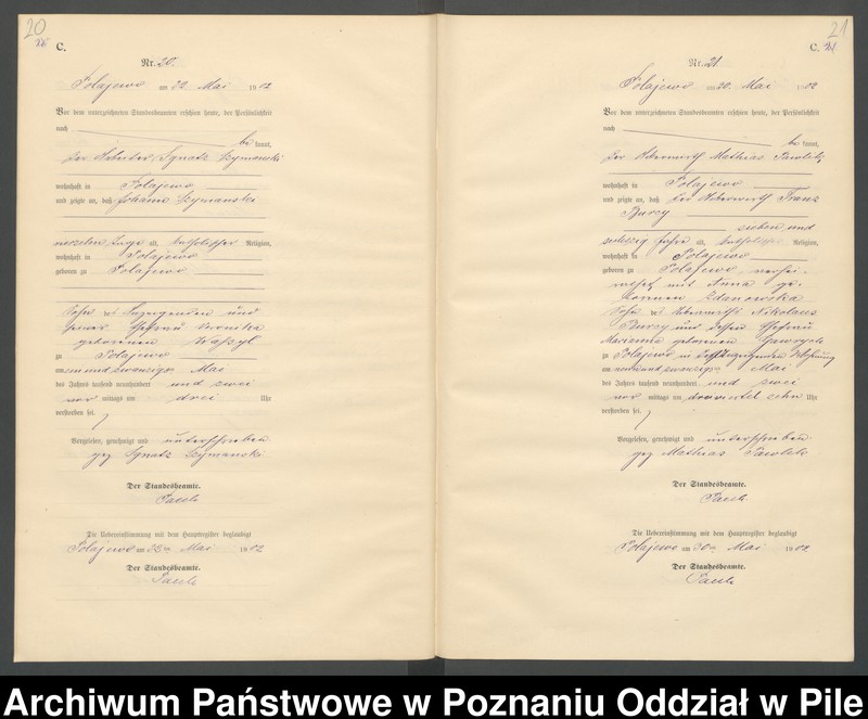 Obraz 13 z jednostki "Księga zgonów"