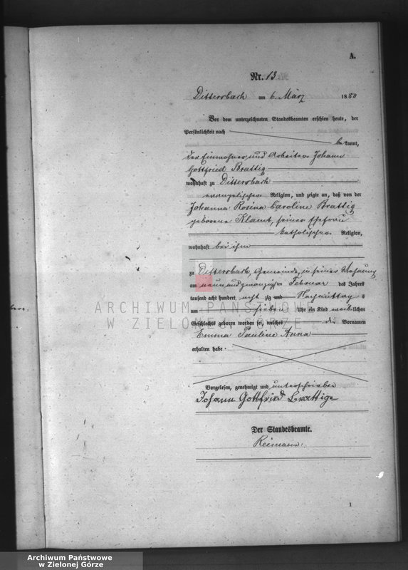 Obraz 16 z jednostki "[Księga aktów urodzeń]"