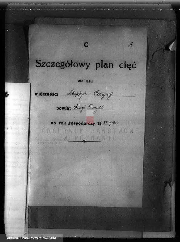 Obraz 12 z jednostki "Plan urządzenia gospodarstwa leśnego dla lasu majętności Zbąszyn-Perzyny powiat nowotomyski 1929-1939"