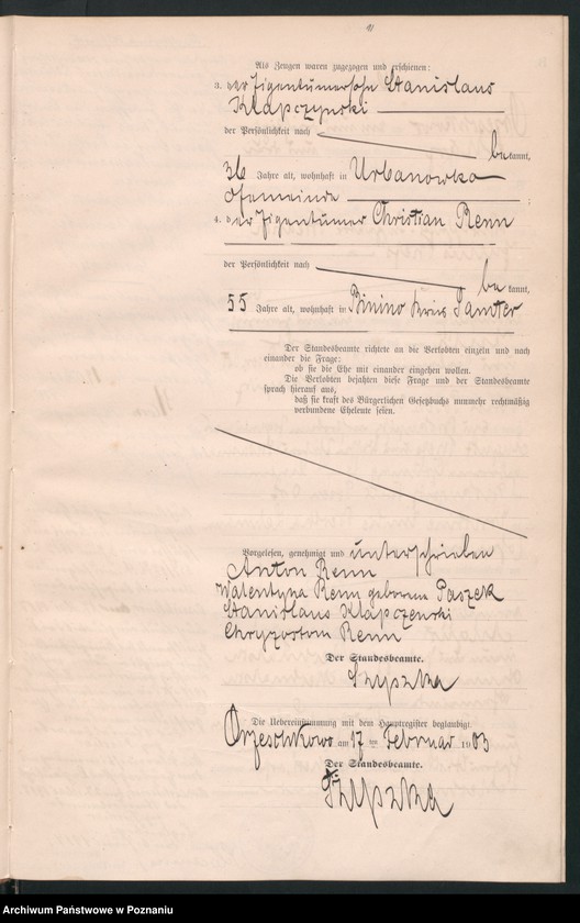 Obraz 13 z jednostki "Księga małżeństw"