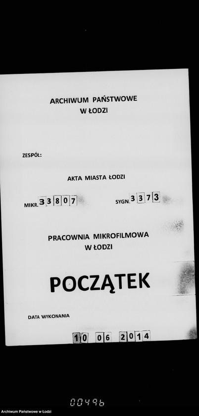 Obraz 1 z jednostki "O zakrytji okon vychodjaščich na magistrackuju nedvižimost n 14 v dome naslednikov Zarževskago"