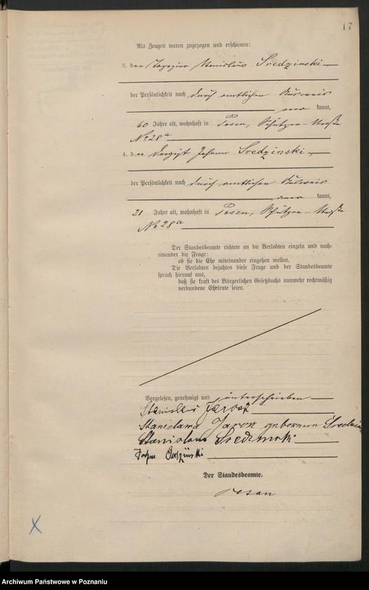 Obraz 19 z jednostki "Księga miejscowa małżeństw tom II [Rejestr główny małżeństw]"