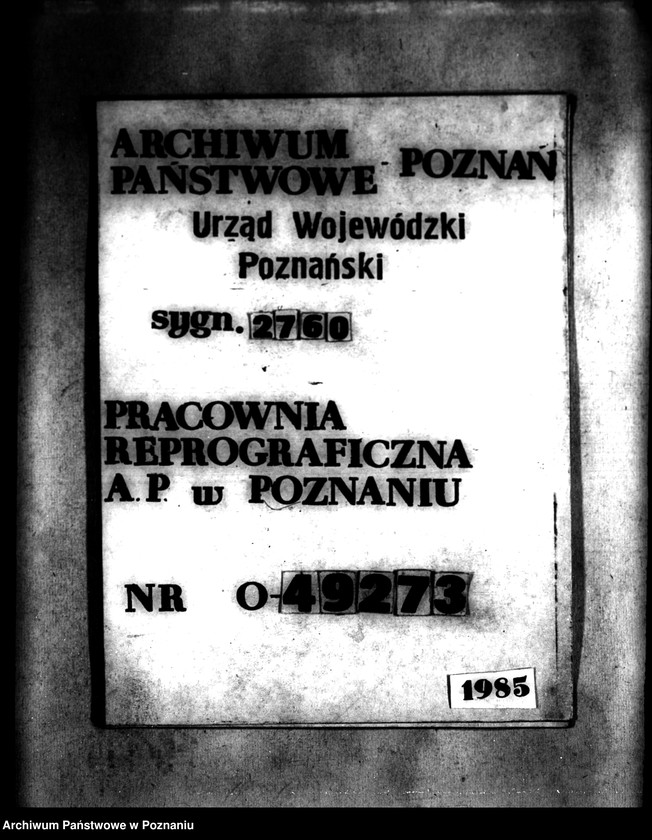 Obraz 1 z jednostki "/Kopie z mapy katastralnej majątku Nowawieś powiatu szamotulskiego/ skala 1:5000"