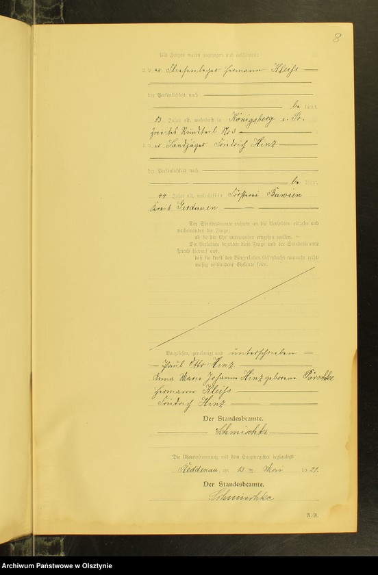 image.from.unit.number "Heiraths-Neben-Register Nr 1 - 14 [ Księga małżeństw - wtóropis ]"