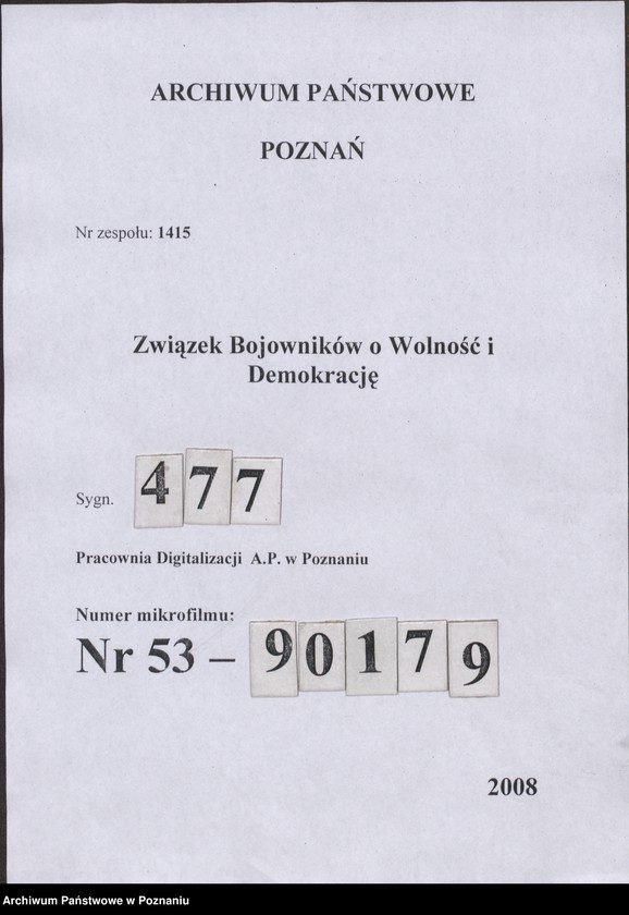 Obraz 3 z jednostki "Życiorysy powstańców wielkopolskich: S - tom V /Sroczyński Kazimierz - Staszak Jan/."