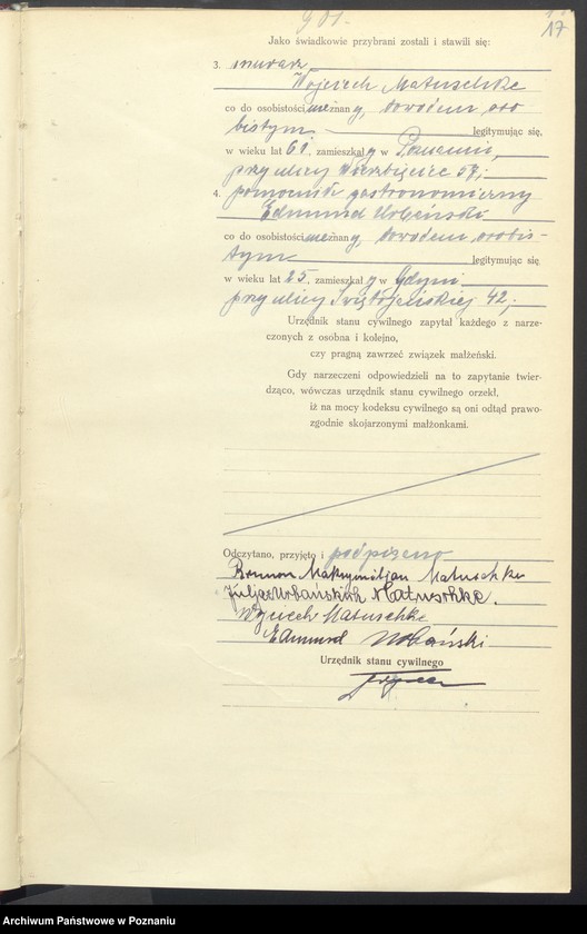 Obraz 19 z jednostki "Księga miejscowa małżeństw tom IV [Rejestr główny małżeństw]"