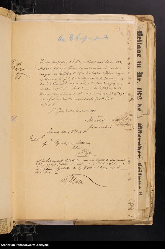 image.from.unit.number "Katholicismus und Polonismus / Nachrichten, Anweisungen, Berichte, 4 Exemplare der "Königsberger Hartungsche Zeitung" von 1896 Jahr und 1 Exemplar der "Osteroder Zeitung" von 1901"