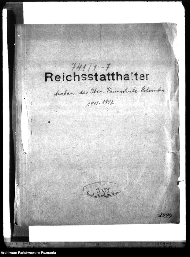 Obraz 4 z jednostki "Ausbau der Ober - Heimschule Hohensalza (Inowrocław)"