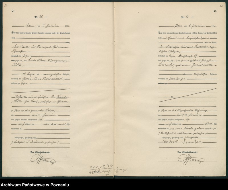 Obraz 13 z jednostki "Księga miejscowa zgonów tom I [Rejestr główny zgonów]"