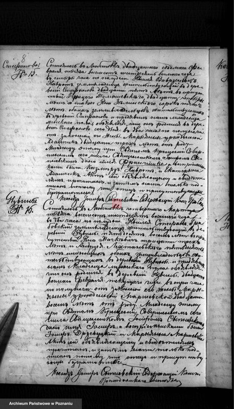 Obraz 8 z jednostki "Duplikat urodzeń, małżeństw i zgonów"