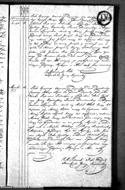 image.from.unit.number "Akta Zeszłych Gminy Kopciowskiey od 1-go Maia 1811 R."