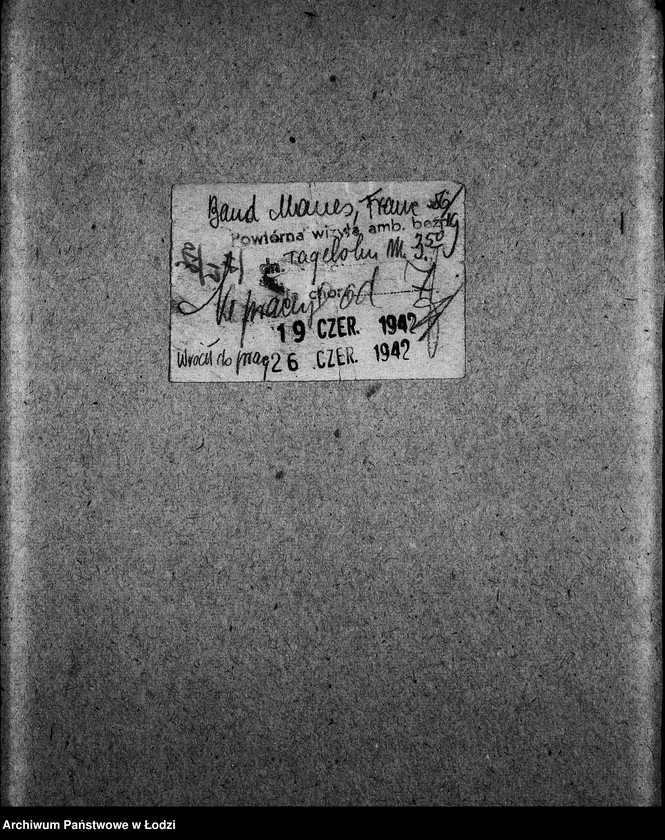 Obraz 10 z jednostki "Tischler-Abteilung [Zasiłki chorobowe dla pracowników wydziału, listy pracowników, zaświadczenia lekarskie]"