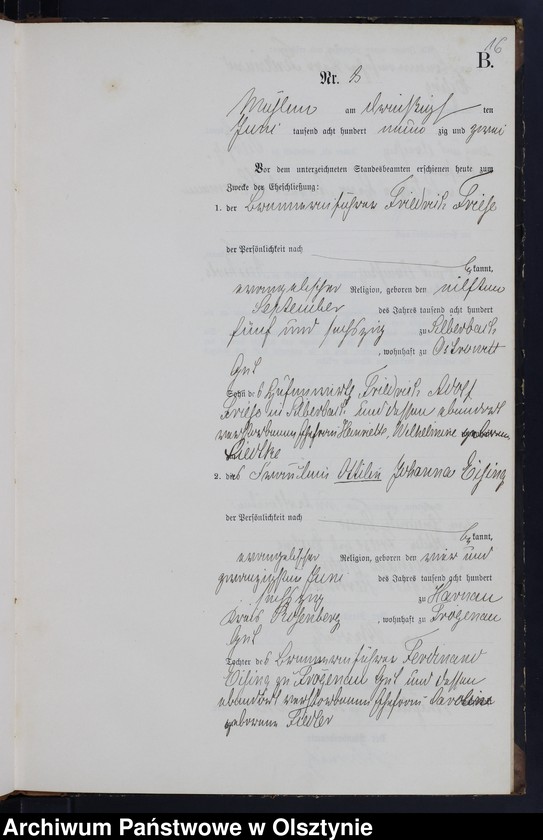 image.from.unit.number "Heiraths-Neben-Register Nr 1 - 23"