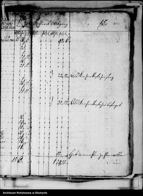 image.from.unit.number "Jahr-Rechnungen der Deutsch Eylauchen Kirchen mit Beurechnung und Armen-Casse"