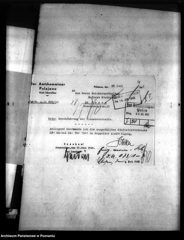 Obraz 8 z jednostki "Finanzstatistik (korespondencja)"