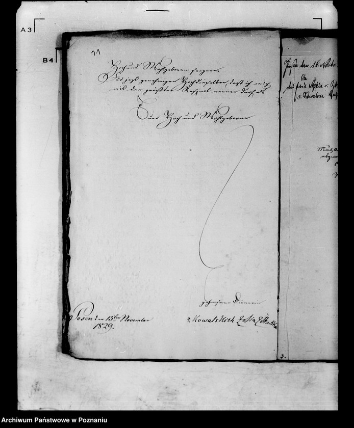 Obraz 15 z jednostki "Das Pensionsgesuch der Witwe Sophie von Zołtowska geborene Kowalska."