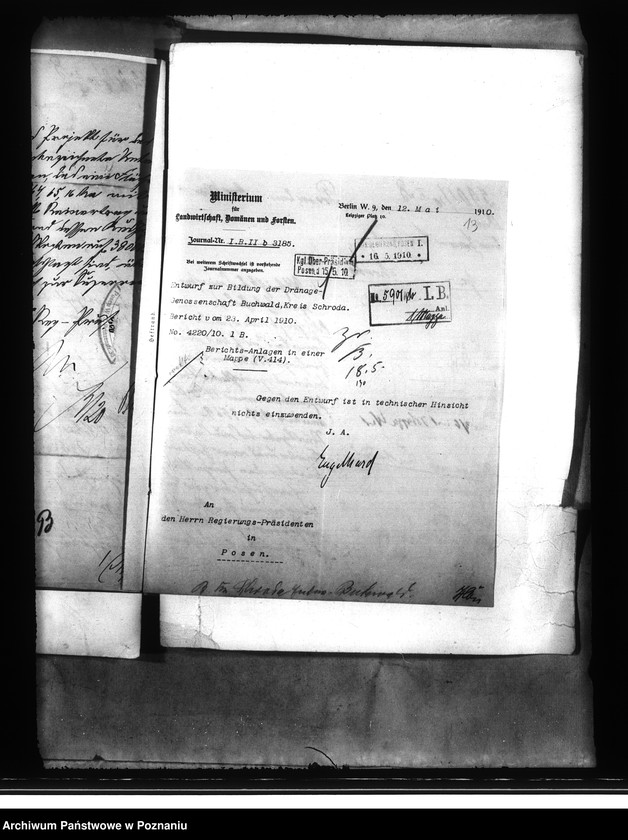 Obraz 17 z jednostki "Die Bildung einer Draenage-Genossenschaft in Buchwald Kreis Schroda Bukowy Las"