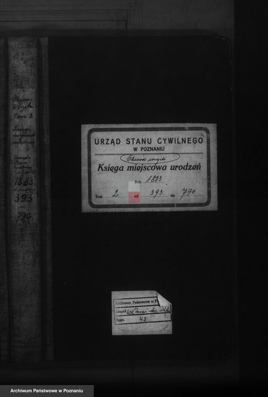 Obraz 1 z jednostki "Księga urodzeń t. II"