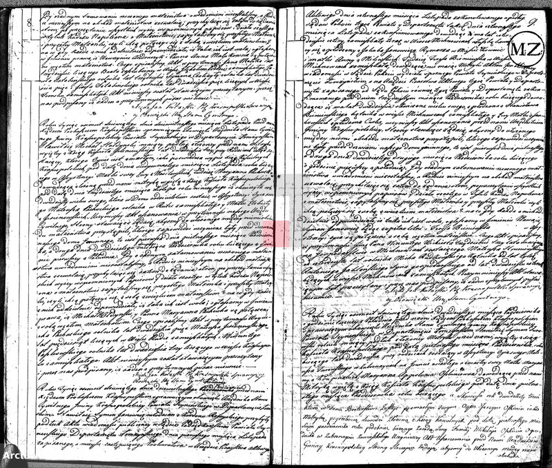 Obraz 9 z jednostki "Akta Cywilne Małżeństwa Gminy Krasnopolskiey od R.1809 1-go Maia do 1810 1-go Maia."
