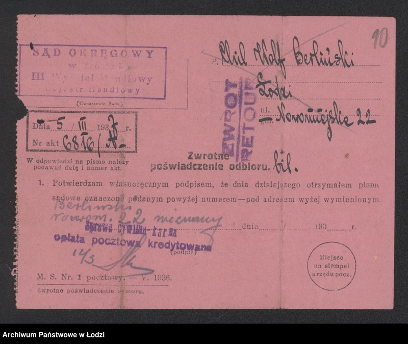 Obraz 12 z jednostki "Chil Wolf Berliński – sprzedaż towarów bawełnianych"