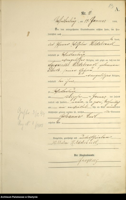 image.from.unit.number "Geburta-Haupt-Register Nr 1 - 189"