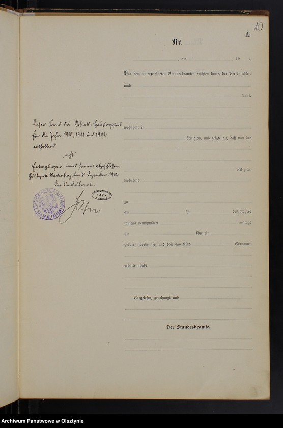 image.from.unit.number "Geburts-Haupt Register Nr 1 - 4,1 i 1 - 3"