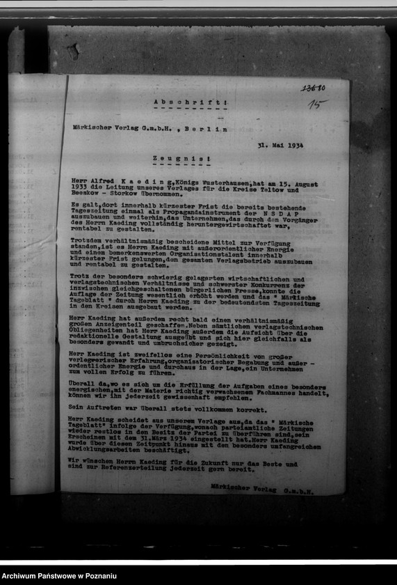 Obraz 19 z jednostki "Bewerbungen um Anstellung im Beamtendienst"