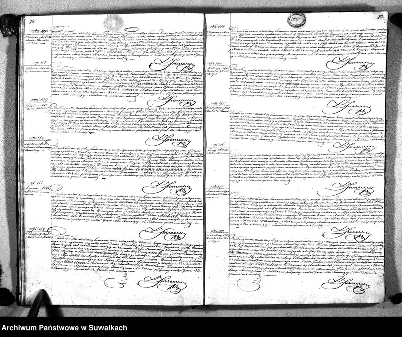 image.from.unit.number "Księga Duplikat Aktów Urodzenia, Zaślubienia i Zeyscia Parafii Liszkowskiey za rok 1845"