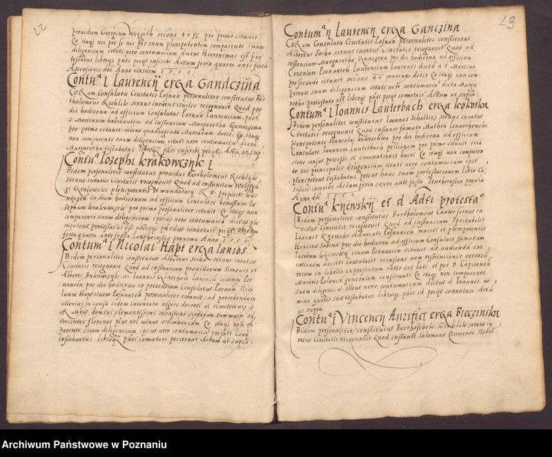 Obraz 15 z jednostki "Liber contumaciarum"