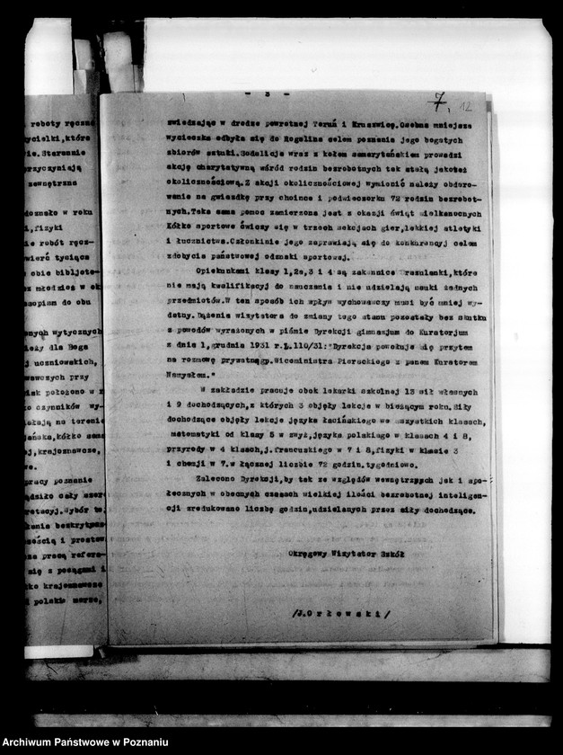 Obraz 16 z jednostki "Prywatne Gimnazjum Żeńskie SS. Urszulanek - Poznań [sprawozdanie z wizytacji i sprawy szkolne]"