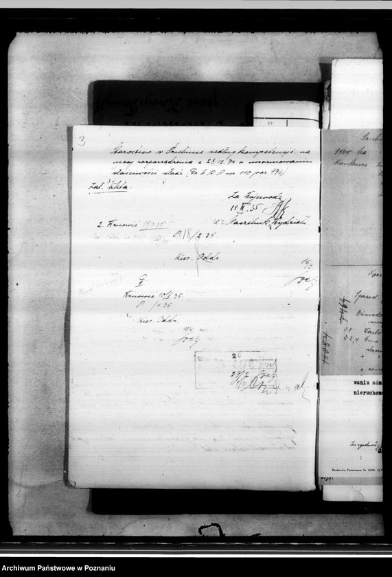 Obraz 7 z jednostki "/Sprawy przewłaszczenia nieruchomości Szubin wieś powiatu szubińskiego na rzecz J. Łubińskiego własność Elzy Rosen"