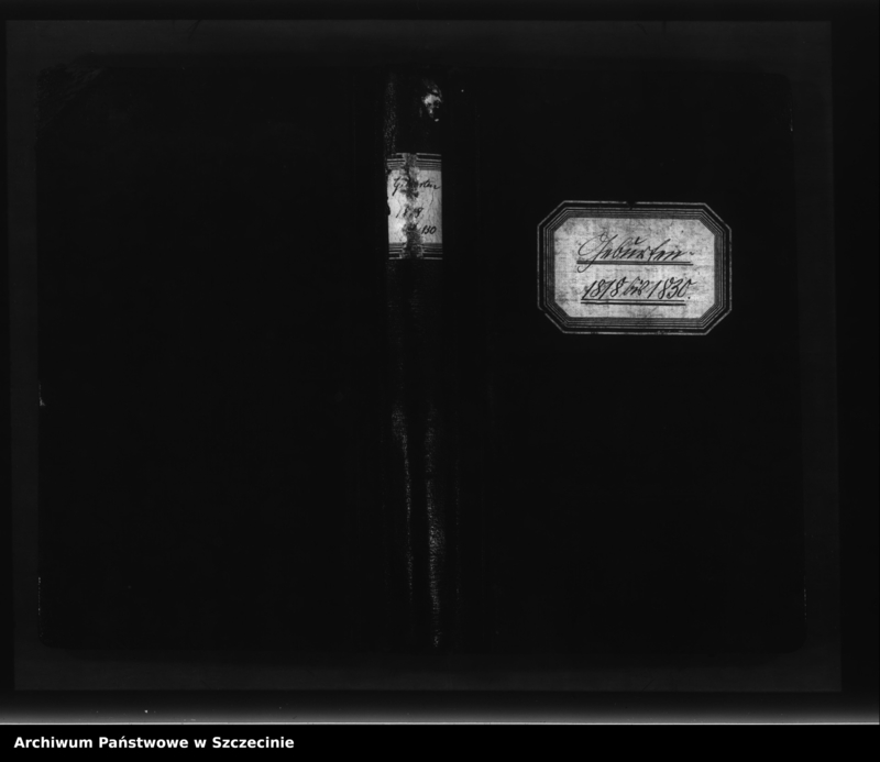 image.from.unit.number "Verzichniss der Geborenen in der Pfarre Schmolsin (Smołdzino, słup.) von ersten Januar Eintausend Achthundert und achtzehn (sic!)."