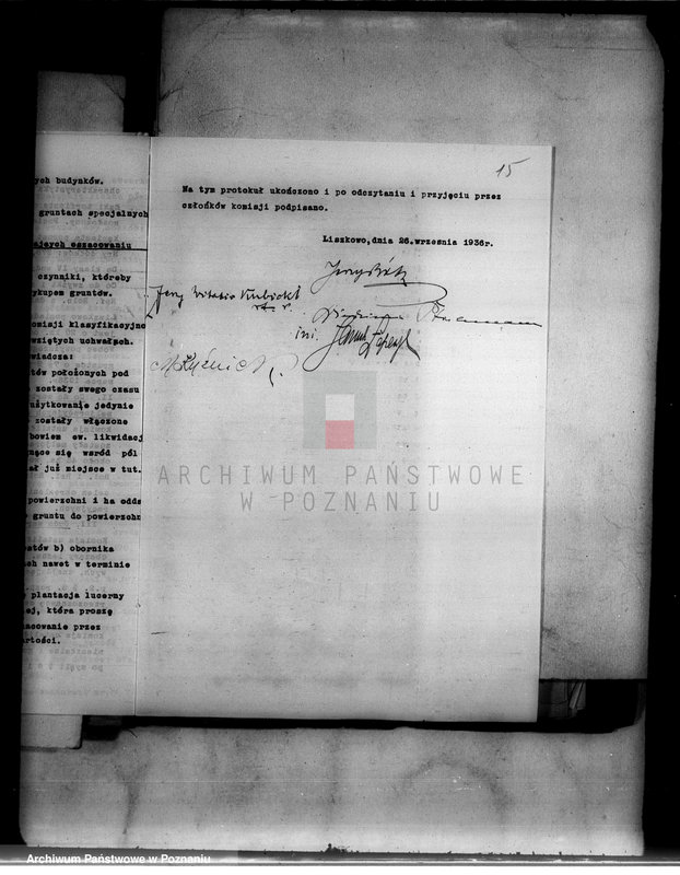 Obraz 19 z jednostki "Operat szacunkowy gruntów przymusowo-wykupionych z majątku Liszkowo powiatu wyrzyskiego"