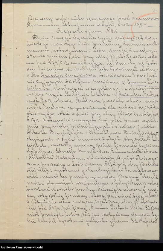 Obraz 9 z jednostki "A. Sznajder i E. Liebiech – sklep galanteryjny"