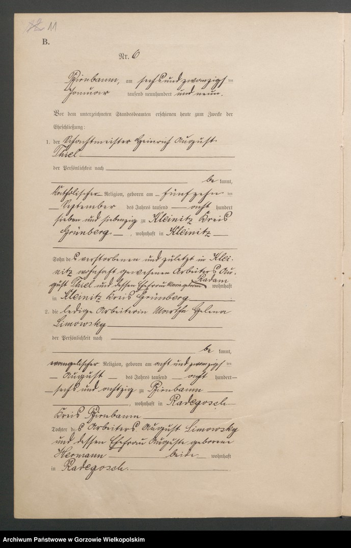 Obraz 13 z jednostki "Heirats - Haupt - Register"