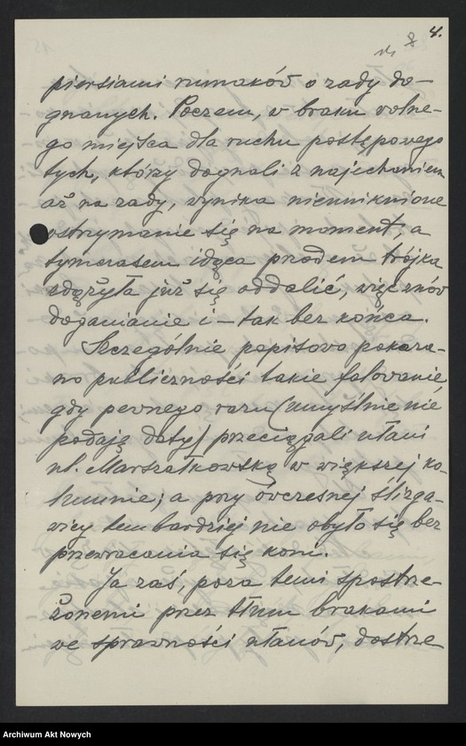 image.from.unit.number "Skargi na nadużycia gospodarcze, nędzę, paskarstwo, uwagi o zachowaniu się żołnierzy na ulicy. Korespondencja, wycinek prasowy"
