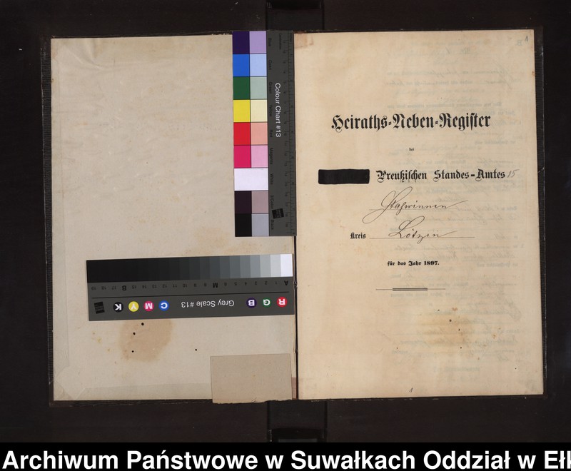 image.from.unit.number "Heiraths-Neben-Register des Preussischen Standes-Amtes Stasswinnen Kreis Lötzen"