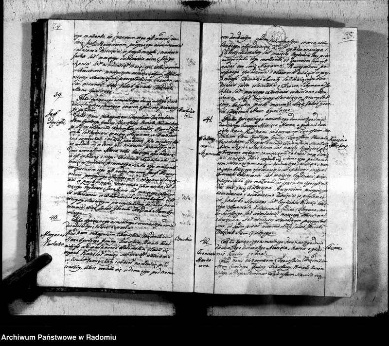 image.from.unit.number "Księga urzędnika stanu cywilnego gminy Tczowskiey do zapisania wszelkich aktów rok 1812"