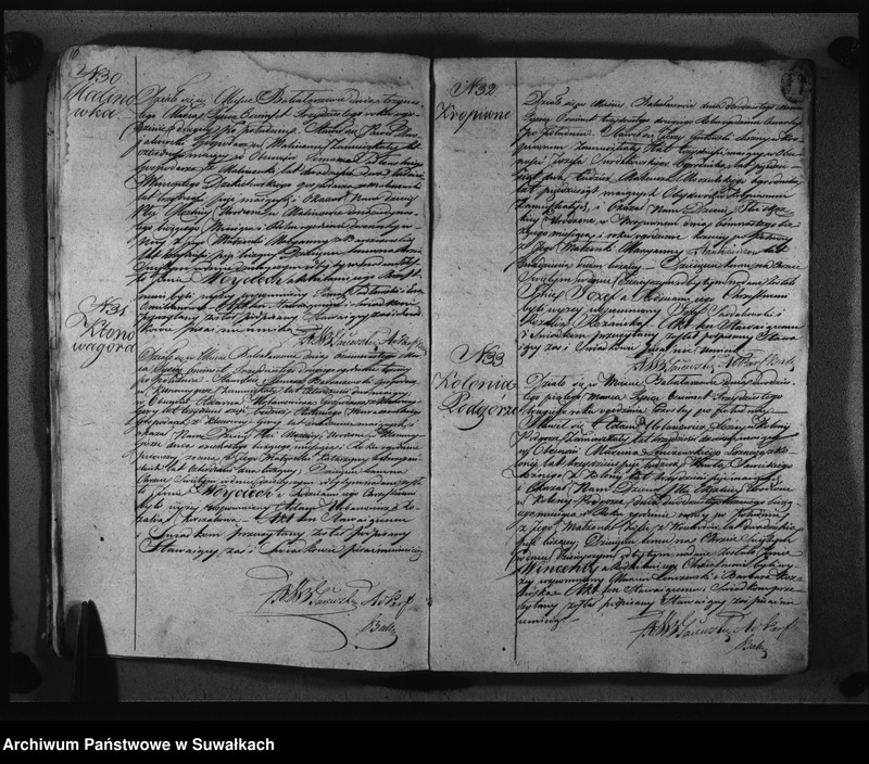 image.from.unit.number "Duplikat Aktow Urodzonych Chrzestnych Zaślubionych i Zeszłych na Rok 1832"